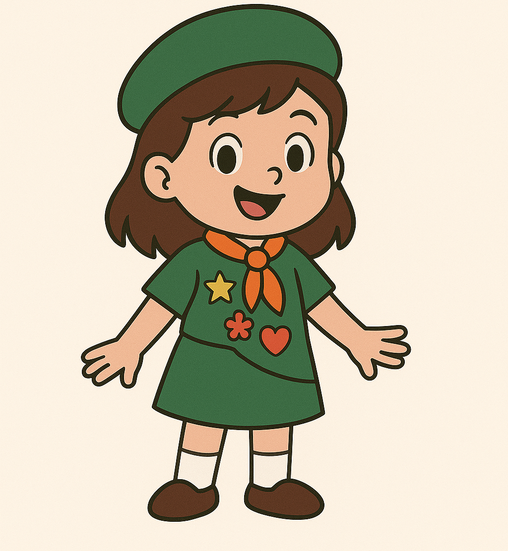 Star Girl Scout Logo